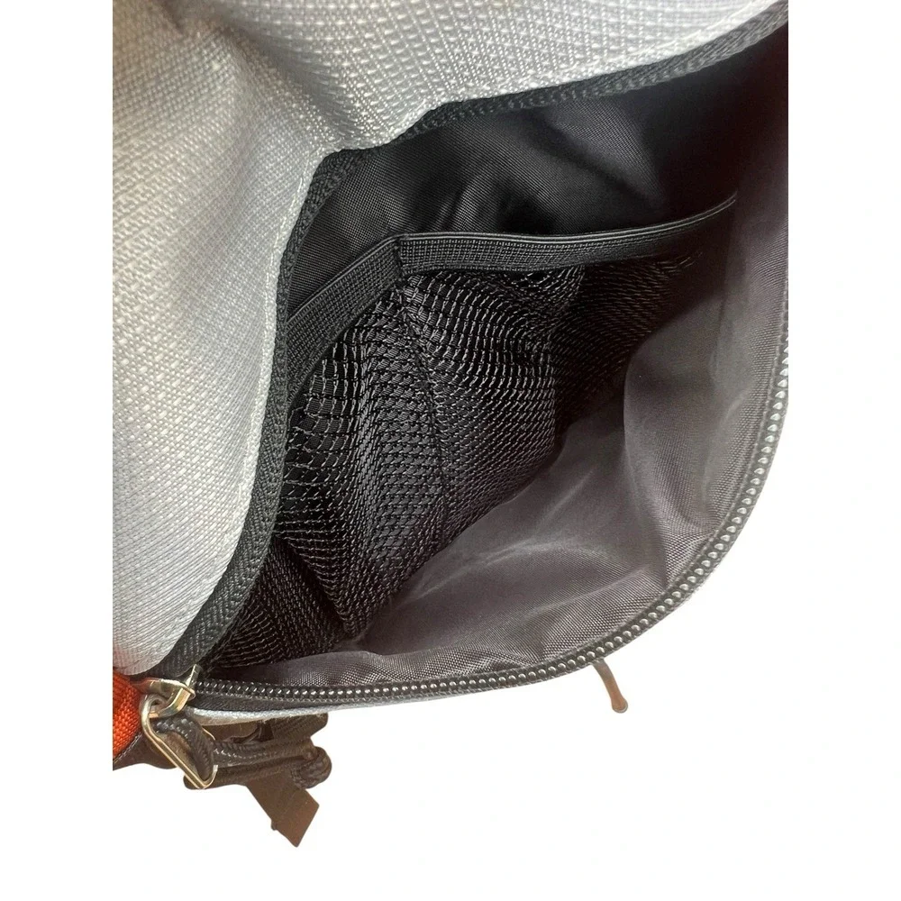 SwissGear Hydration Backpack Orange Gray Hiking Cycling Daypack * No Bladder